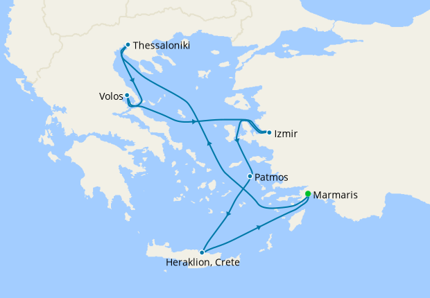 Undiscovered Aegean & 4 Nt Dalaman Area Stay