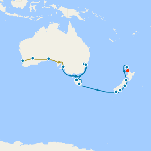 Indian Pacific Rail from Perth - Sydney & Australia & New Zealand Explorer