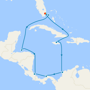 Caribbean & Bahamas from Miami with Miami Beach Stay