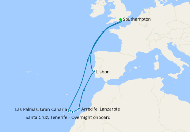 LAST MINUTE AVAILABLITY Canary Islands From Southampton With Sue   319359 