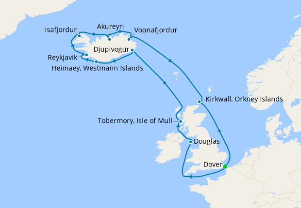 Icelandic Intrigue - Dover Roundtrip
