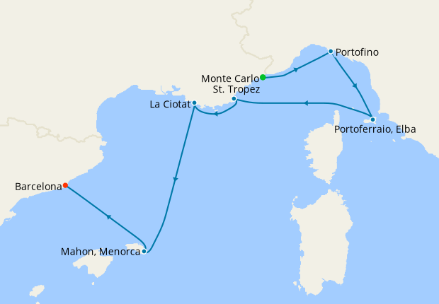 The Calanques & Riviera Gems from Monte Carlo to Barcelona