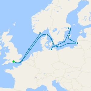 Norway, Denmark & Sweden from Southampton