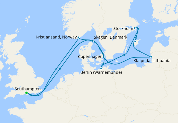 Norway Denmark Sweden From Southampton Princess Cruises 30th June   319430 