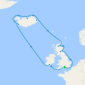 Icelandic Fjords & British Isles from Southampton