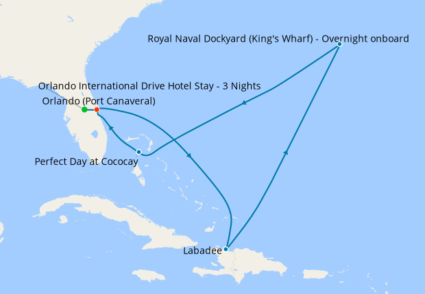 royal caribbean cruise to bermuda from port canaveral