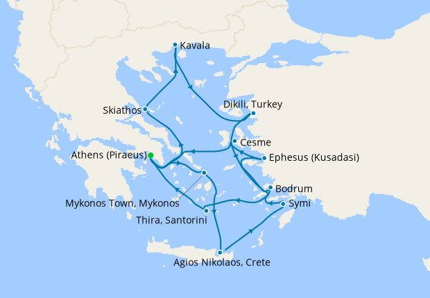 Turkey & Aegean Treasures - Athens Roundtrip