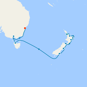 Kiwi & Kangaroo Coasts from Auckland to Sydney with Stay