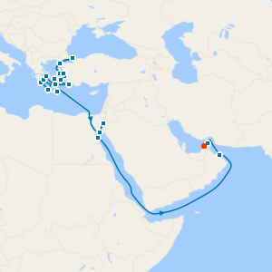 Aegean Gems, Holy Land, Egypt & Arabia from Athens to Dubai