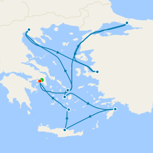Greek Isles from Athens with Stay