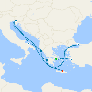 Greece, Turkey & Italy from Athens with Stay