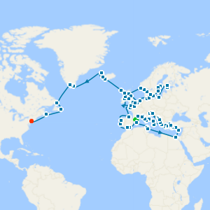 Grand Europe, British Isles & Viking Passage from Barcelona to New York