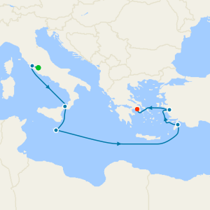 Malta & Aegean Jewels from Rome to Athens with Stay