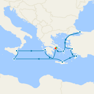 Turkey & Greek Isles from Athens with Stay