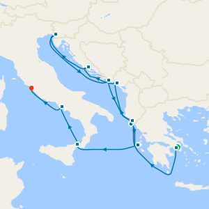 Adriatic Dream from Athens to Rome with Stay