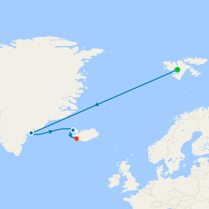 Arctic Islands: Svalbard, Greenland & Iceland from Longyearbyen