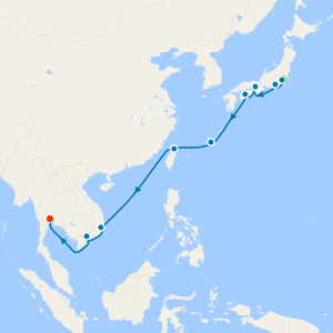 Mighty Japan Explorer, Ho Chi Minh & Bangkok with Stays
