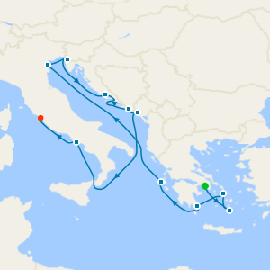Aegean & Adriatic Gems Voyage from Athens
