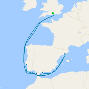 Western Mediterranean from Southampton