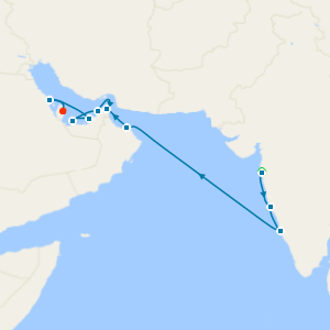 Mumbai Stay, India, Oman & Saudi Arabia to Doha