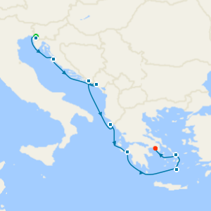 Eastern Mediterranean from Trieste