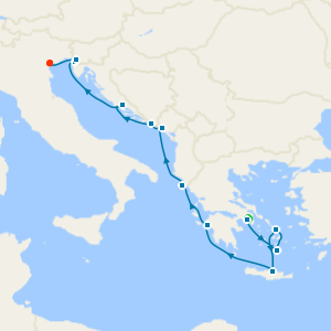 Eastern Mediterranean from Athens with Stays