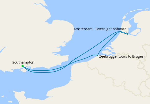 Amsterdam Short Break From Southampton Cunard 28th December 2024   323535 