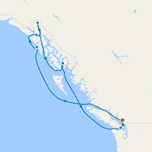 Alaska from Vancouver with Stay