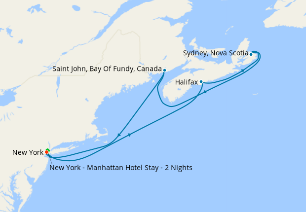 Detailed Canada Cruise From New York Artwork Digital Art Detailed Canada Cruise From New York Artwork Digital Art
