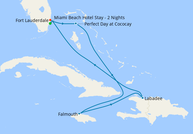 Western Caribbean & Perfect Day from Ft. Lauderdale with Miami Beach Stay