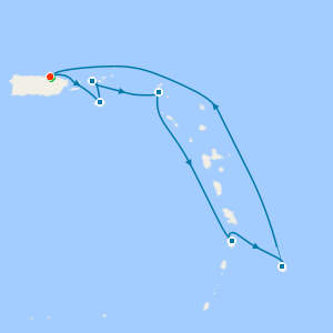 Southern Caribbean from San Juan with Stay