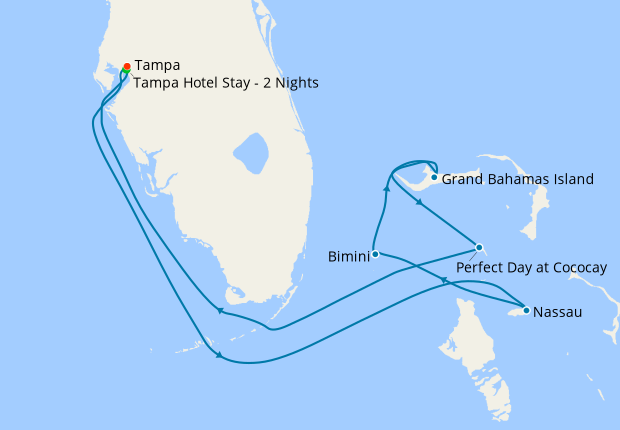 Bahamas from Tampa with Stay