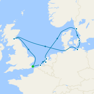 Northern Europe from Dover