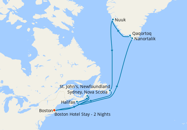 greenland cruise from boston