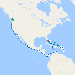 Panama Canal & Wayfarer Caribbean from Seattle