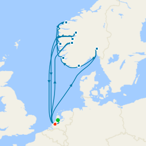 Best Of Norway from Rotterdam with Amsterdam Stay