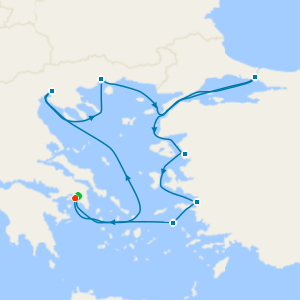 Aegean from Athens with Stay