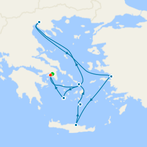 Aegean from Athens with Stay