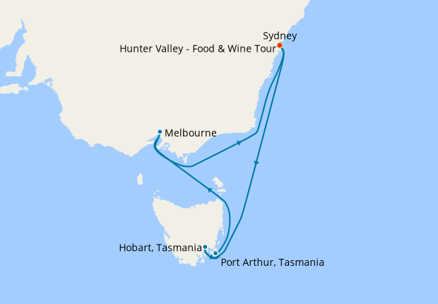 Tasmanian Explorer from Sydney with Stay