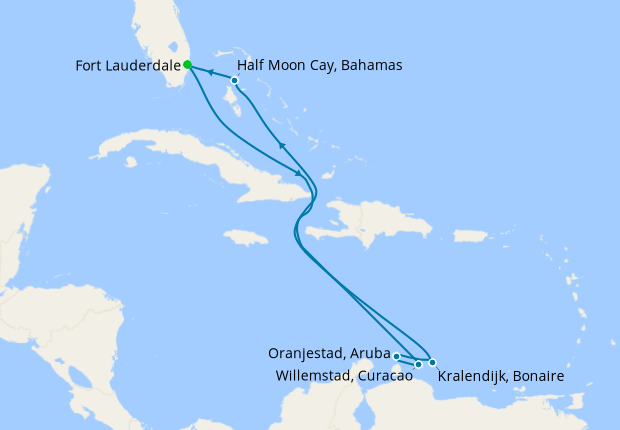 Southern Caribbean Holiday From Ft Lauderdale, 30 December 2024 