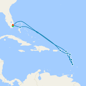 Eastern Caribbean Wayfarer from Ft. Lauderdale with Miami Beach Stay