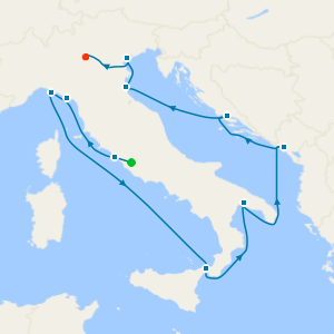 Best of Eastern Mediterranean with Rome, Venice & Lake Garda Stays