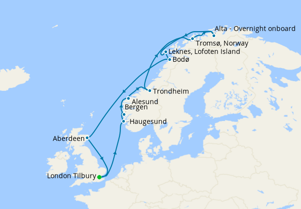 Norway's Land of the Northern Lights from Tilbury, 20 March 2025 | 17