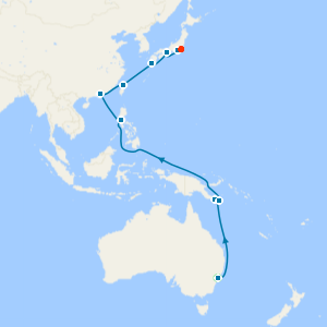 Australia & Asia from Sydney to Tokyo with Stay