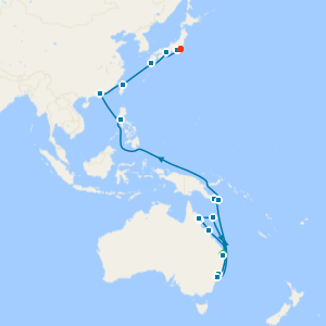 Brisbane Stay, Great Barrier Reef, Sydney & Asia to Tokyo