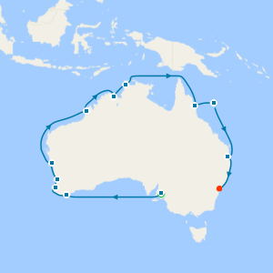 Round Australia from Adelaide to Sydney with Stay