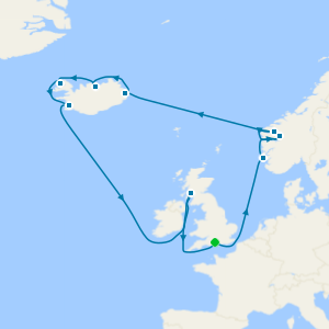 Icelandic & Norwegian Fjords from Southampton