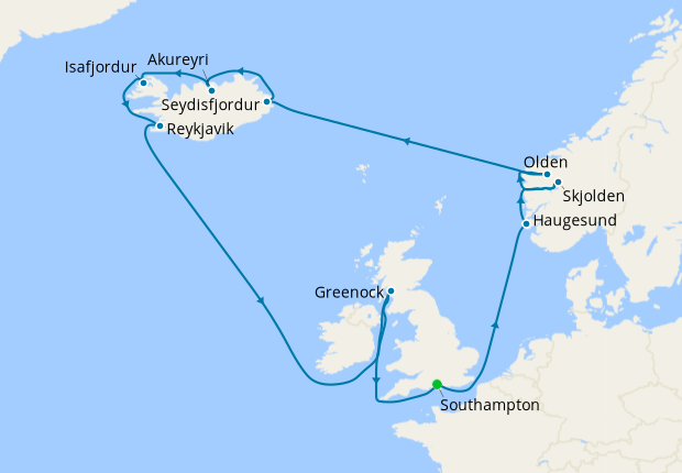 cruises to iceland 2025