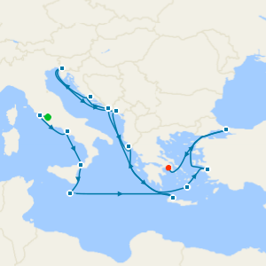Adriatic & Aegean Explorer from Rome with Stay