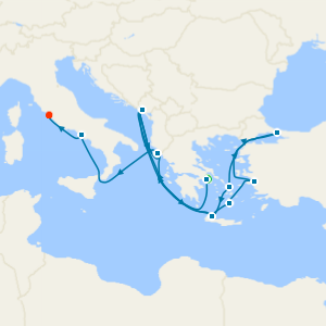 Italy, Greece & Turkey Explorer from Athens with Stay